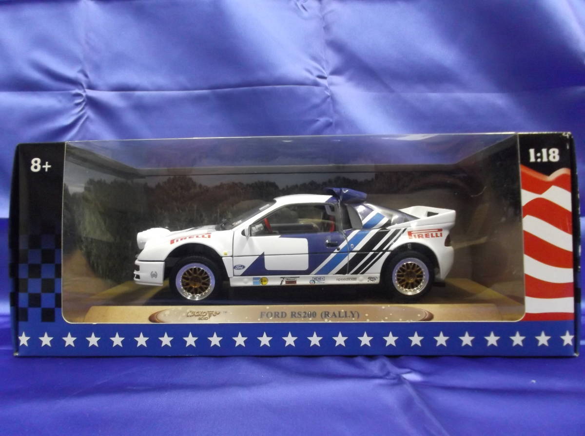Ricko社製 1/18 FORO RS200 (Rally) RK32121 RS200 Ford Rally 
