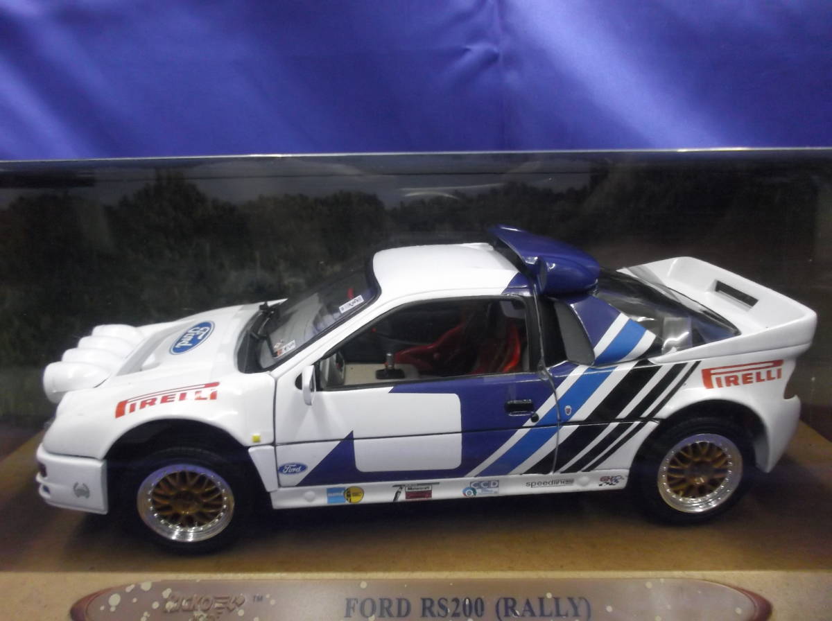 Ricko社製 1/18 FORO RS200 (Rally) RK32121 RS200 Ford Rally 