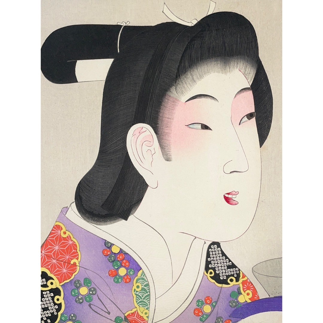 浮世絵版画、時代かがみ（寛文の頃)橋本周延画明治30年6月5日出版 時代かがみ 周延 hana_desu15 宝永之頃 浮世絵版画、時代かがみ（寛文