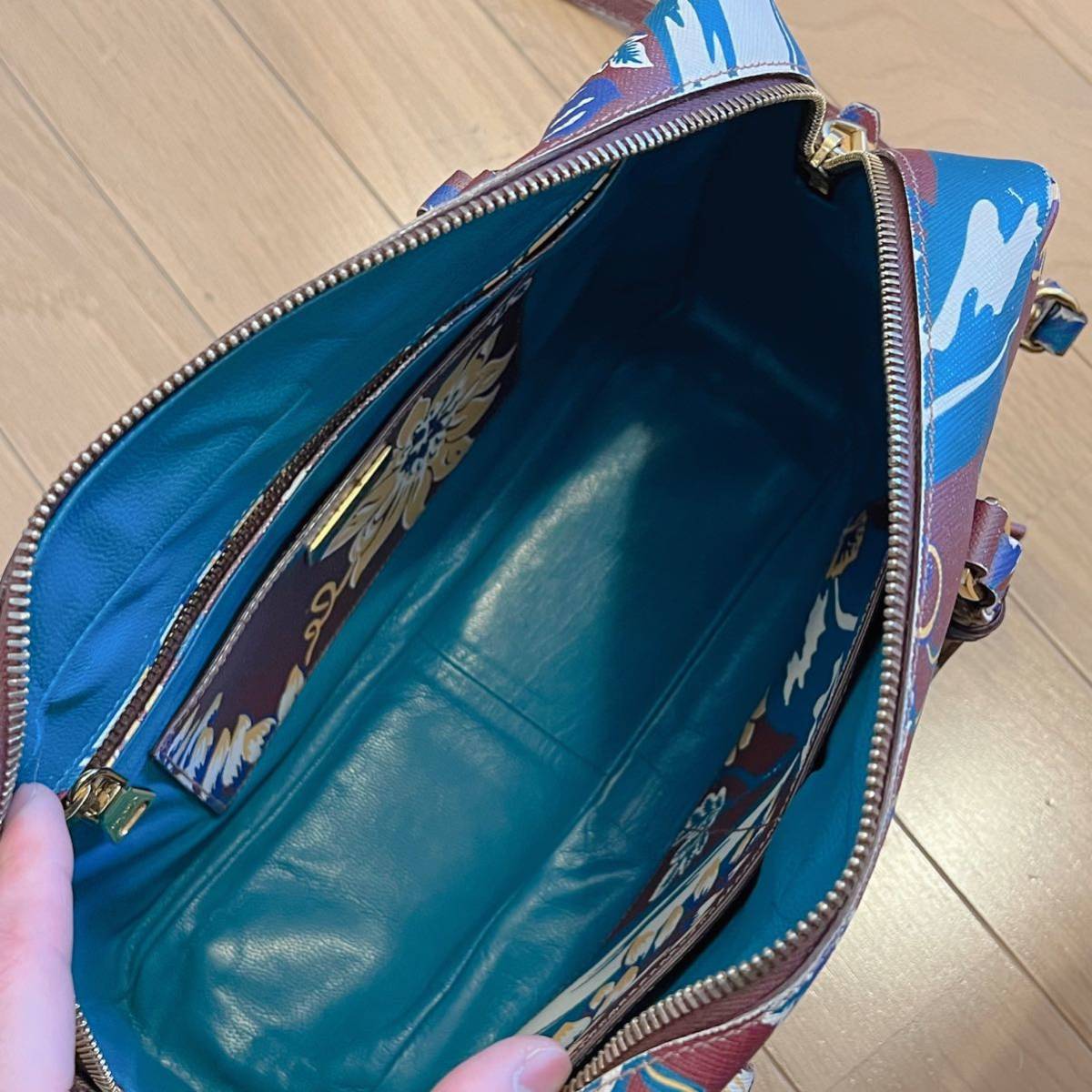 PRADA Safiano Leather Shoulder Bag 14SS】プラダ サフィアーノ 