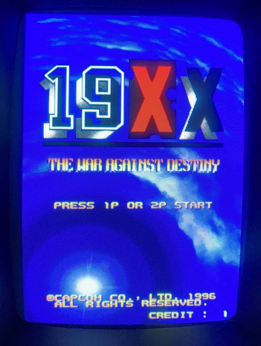 19XX CAPCOM CPSⅡ カプコン 基盤 基板 インスト アーケード 19XX