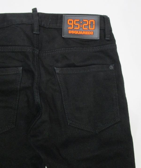 53：DSQUARED2 25周年 SKATER BLACK JEAN S78LB0036 S30564ディー