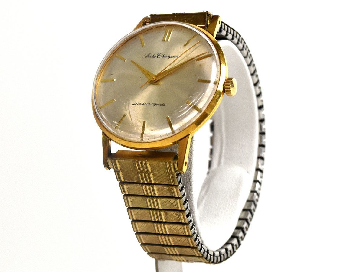 117391□動作確認済 SEIKO セイコー チャンピオン 腕時計 手巻き 19石