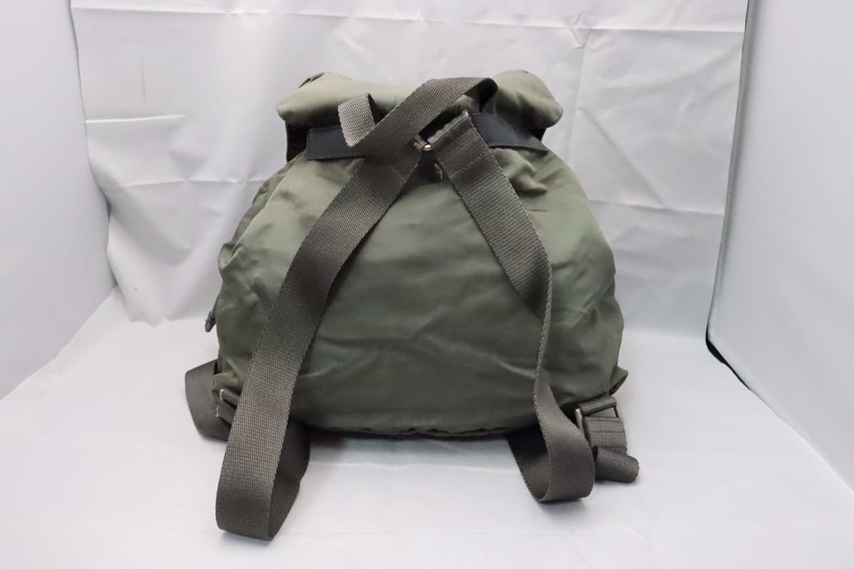 美品 プラダ リュック バックパック 三角プレート 白タグ ナイロン 
