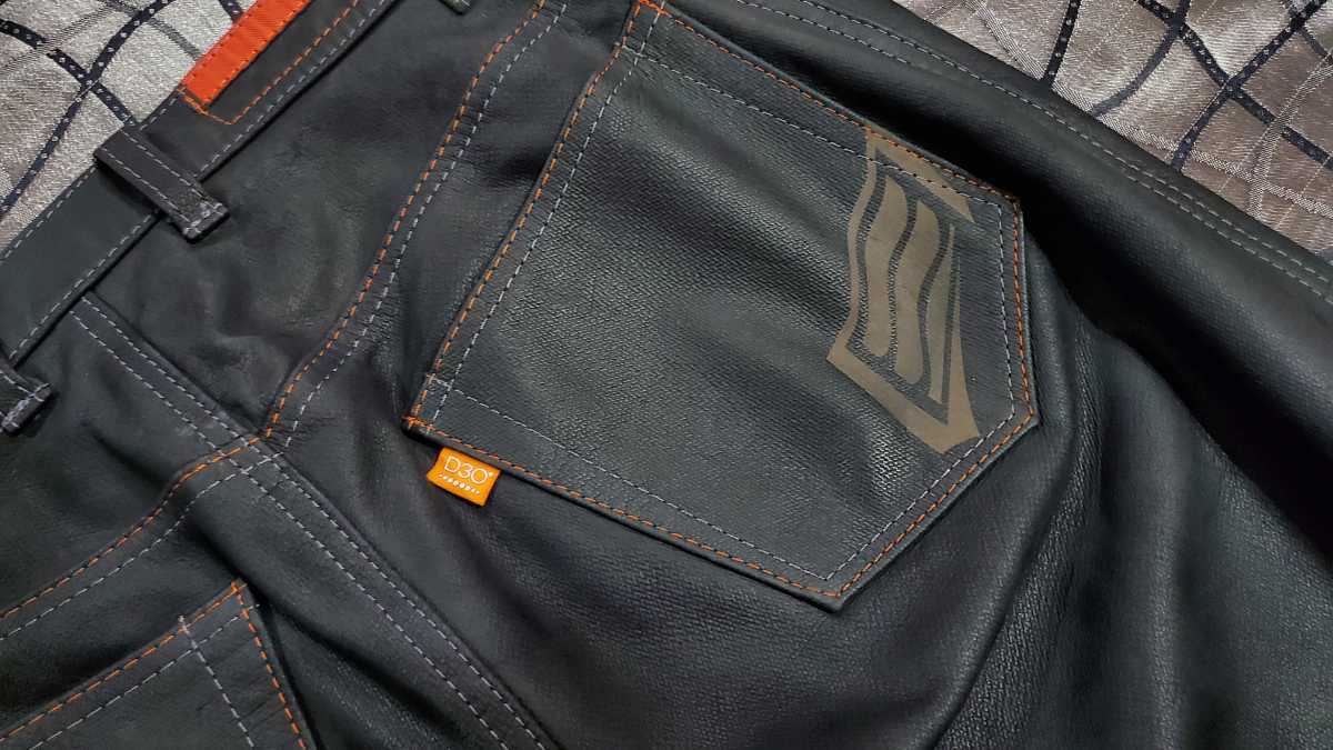 美品33inc】HYOD スマートレザーパンツ 33インチ（W83㎝ 股下76 