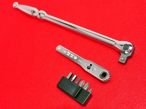 驚きの破格値，豊富な KTC スピンナハンドル BS3E＋板ラチェット差替えドライバ セット TMDB8 スピンナーハンドル(スピンナーハンドル)｜売買されたオークション情報、yahooの商品情報をアーカイブ公開 - オークファ スピンナーハンドル