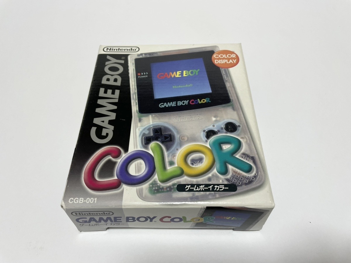 新作登場，2026 GBC ゲームボーイカラー 本体 クリア(本体)｜売買されたオークション情報、yahooの商品情報をアーカイブ公開 - オークファン 本体、アクセサリー