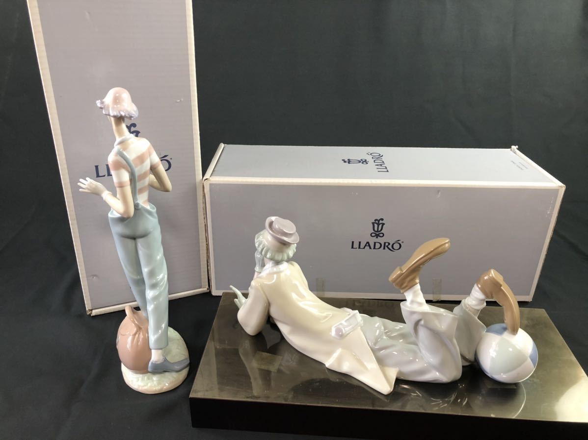 1000円～☆希少☆LLADRO リヤドロ フィギュリン 陶器人形 道化師
