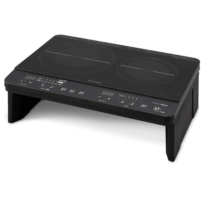 品質保証，新品 M2611YO 0125 アウトレット品 2口 IHクッキングヒーター アイリスオーヤマ IHK-W13S-B 21年製 工事不要家電 コンロ(IH)｜売買されたオークション情報、yahooの商品情報をアーカイブ公開 - オークファ IH