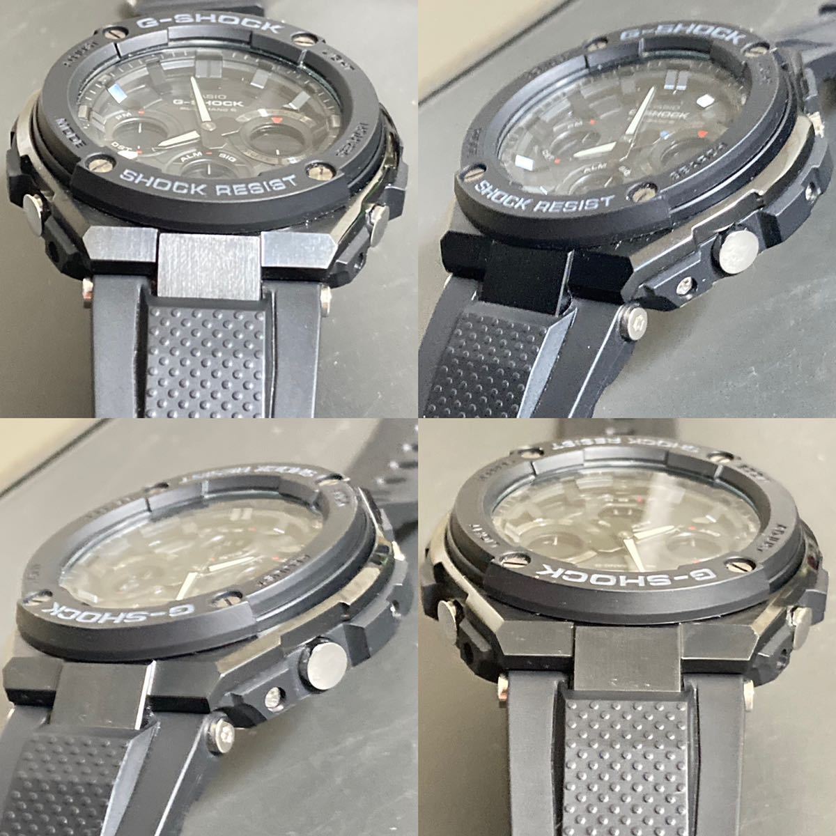 未使用同様 極美品 箱説付G-SHOCK GST-W100G-1BJF G-STEEL Gスチール 