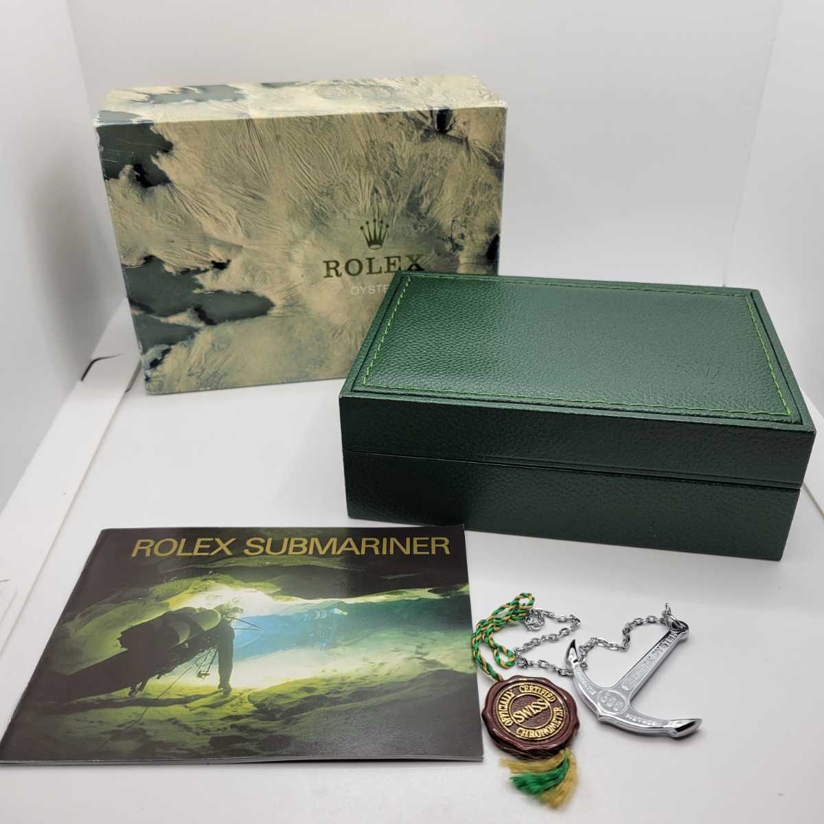 ROLEX ロレックス サブマリーナ 付属品セット ボックス 冊子 アンカー ROLEX ロレックス サブマリーナ 付属品セット ボックス 冊子 アンカー