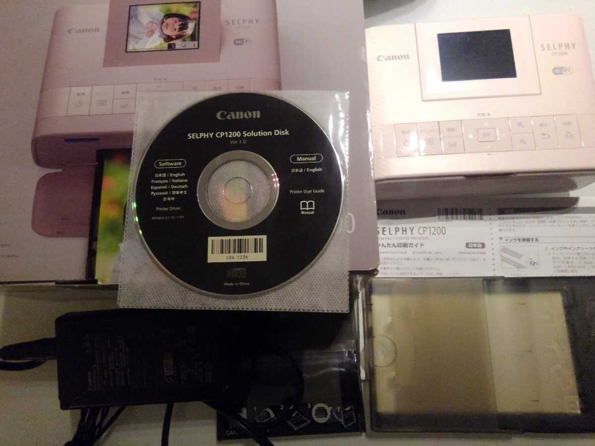 Canon Canon キヤノン SELPHY セルフィー CP1200 ピンク フォト