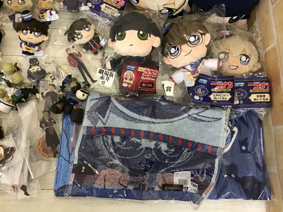 名探偵コナン 現状品）名探偵コナングッズまとめ売り | タオル まとめ 