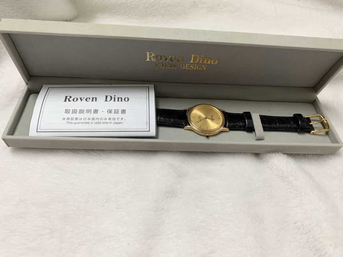 Roven Dino PARIS DESIGN 時計 18 K RD-9001 レディース腕時計 腕時計 