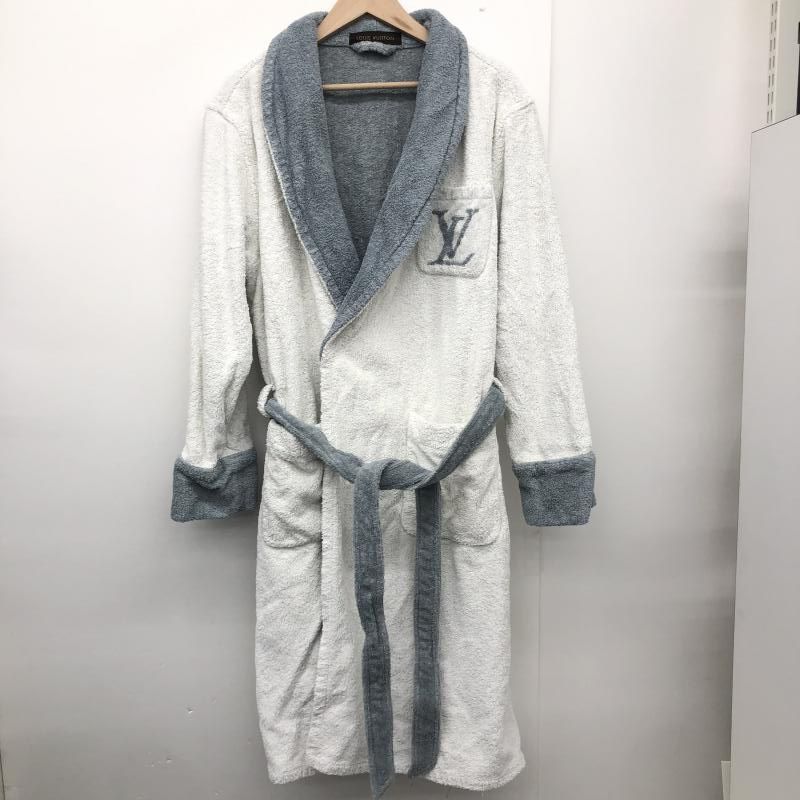 新作入荷，人気 LOUIS VUITTON ルイヴィトン バスローブ サイズM ホワイト ブルー(ルイ・ヴィトン)｜売買されたオークション情報、yahooの商品情報をアーカイブ公開 - オークファン その他