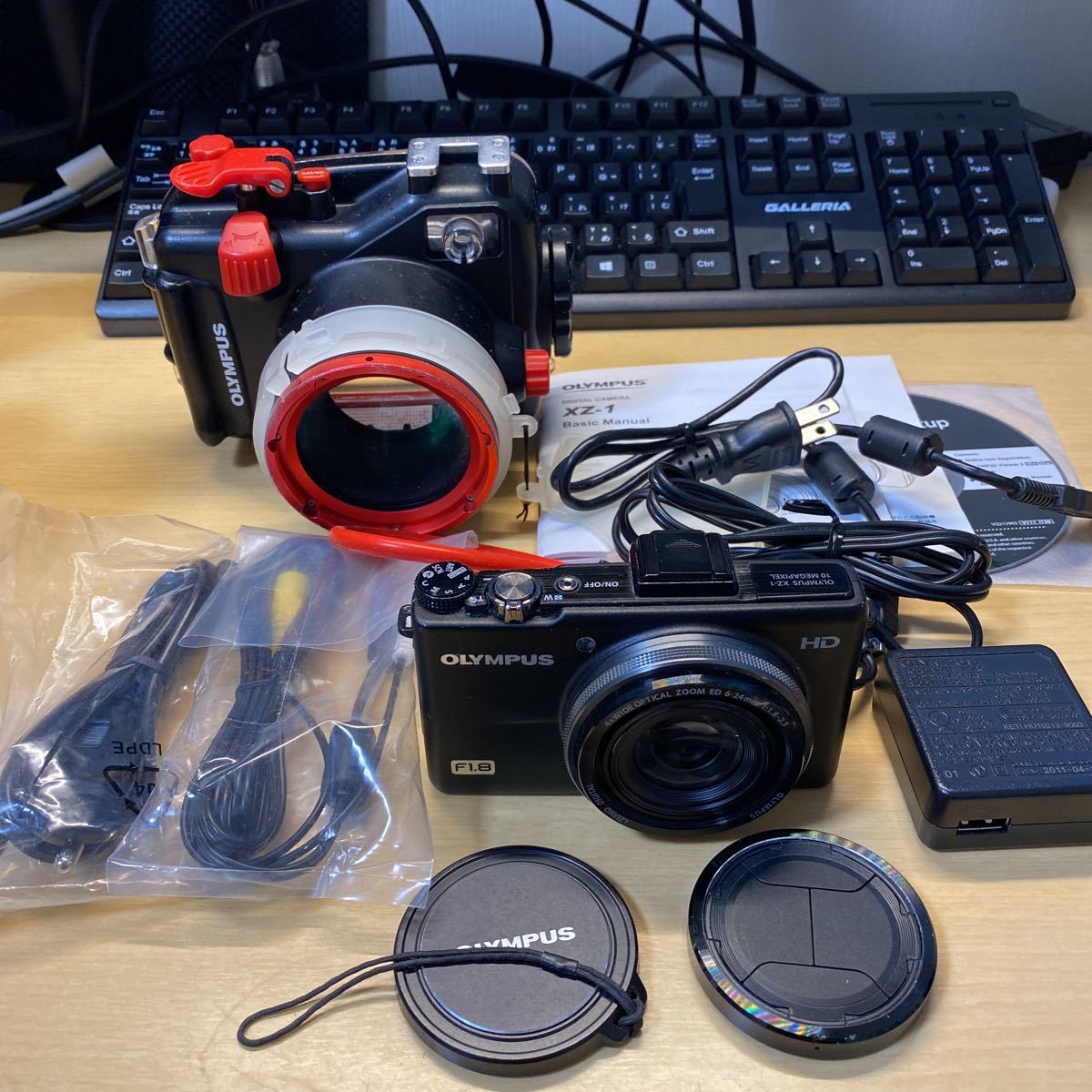 OLYMPUS デジタルカメラ XZ-1用 40m防水プロテクタ PT-050 (shin