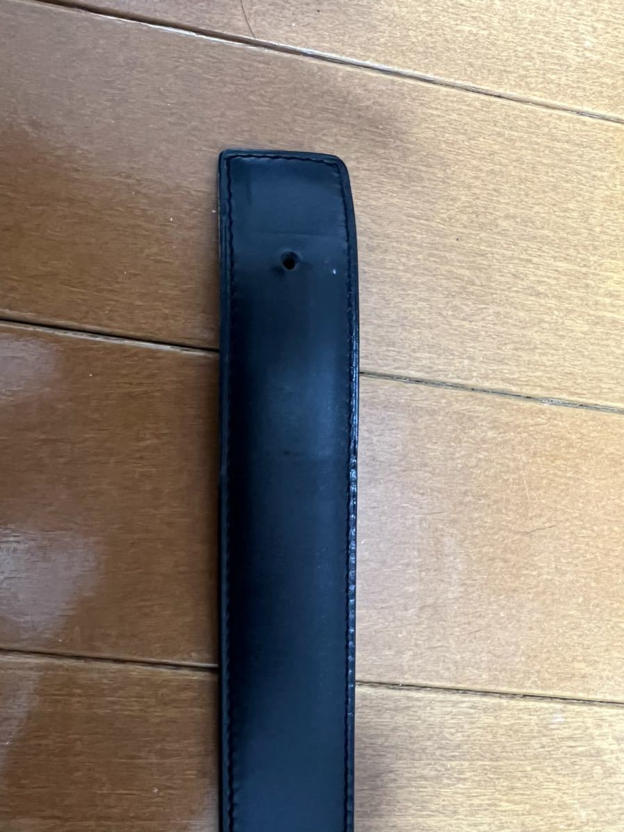 人気セール，100%新品 エルメス HERMES ブラックレザー ベルト 高さ3cm 長さ穴から穴ま MAX 92cm 完全(黒)｜売買されたオークション情報、yahooの商品情報をアーカイブ公開 - オークファン 皮革、レザー