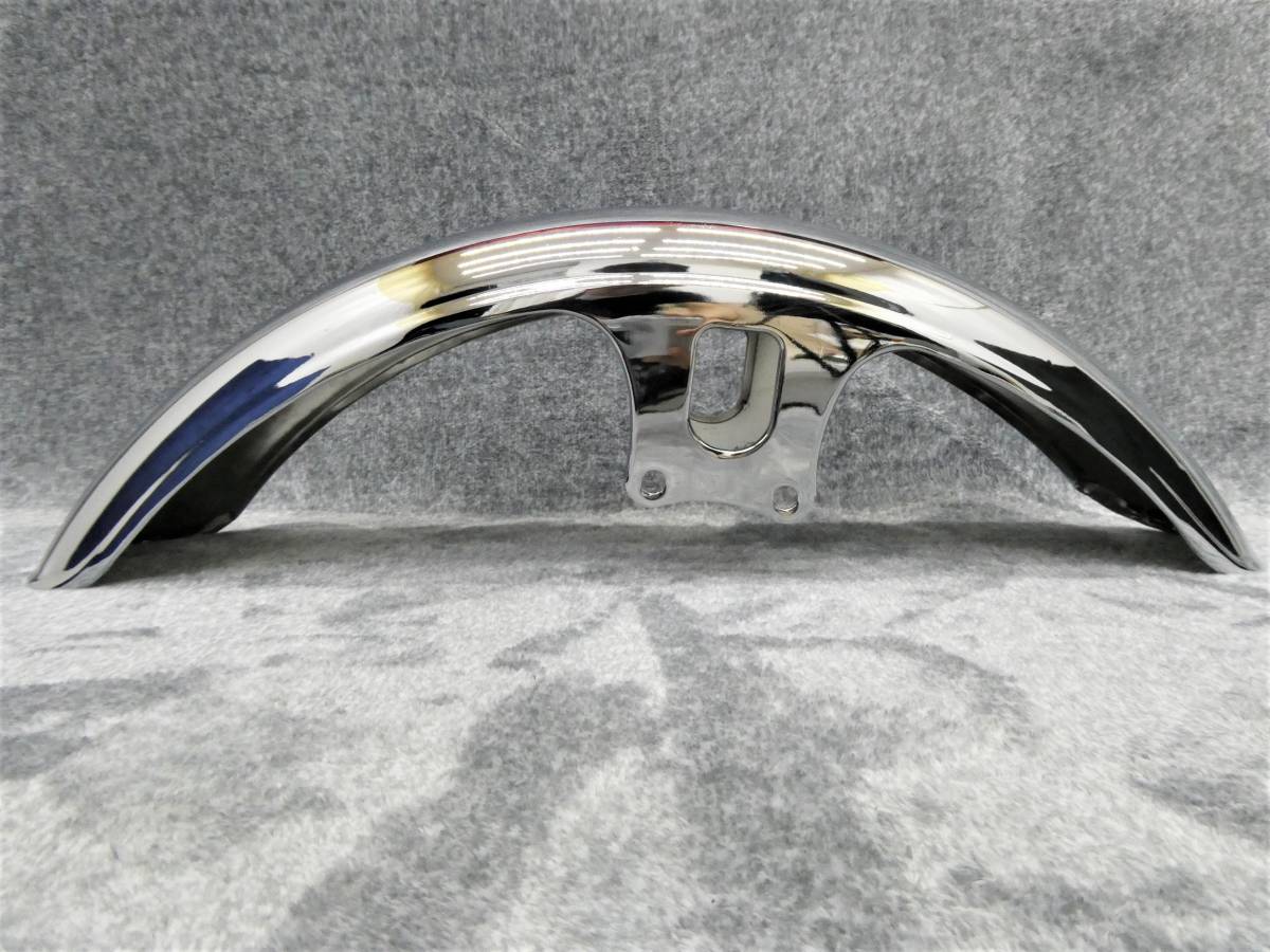 ゼファー400 専用 カラー 付 鉄 フェンダー【メッキ】/新品