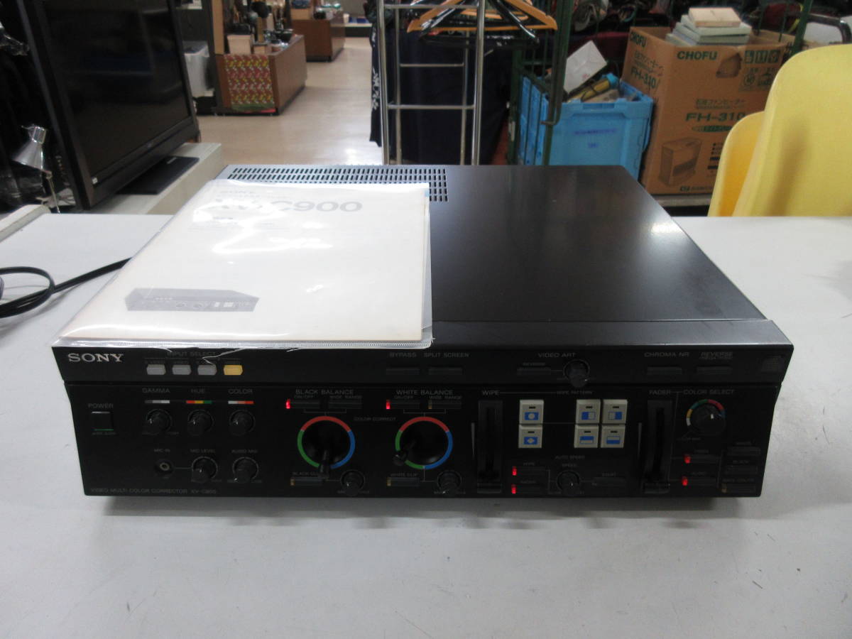 取説有 SONY ソニー VIDEO MULTI COLOR CORRECTOR ビデオマルチカラー