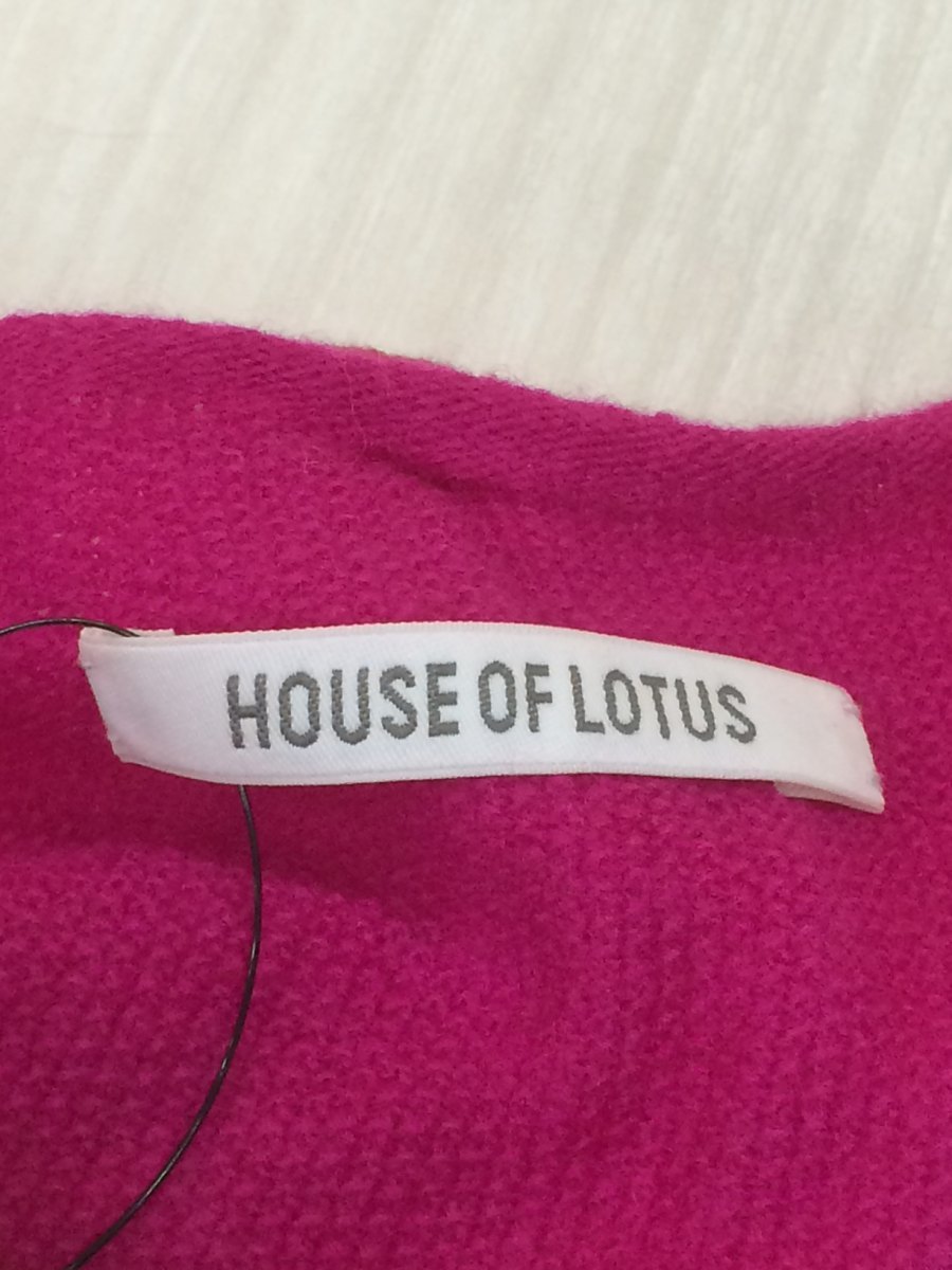 HOUSE OF LOTUS◆ニットワンピース/M/ウール/ピンク/無地/10121-74-513 ｜ハウス オブ ロータス＜HOUSE ワンピース（ピンク&frasl;桃色系・ウール・ニット）ファッション通販 - ZOZOTOWN