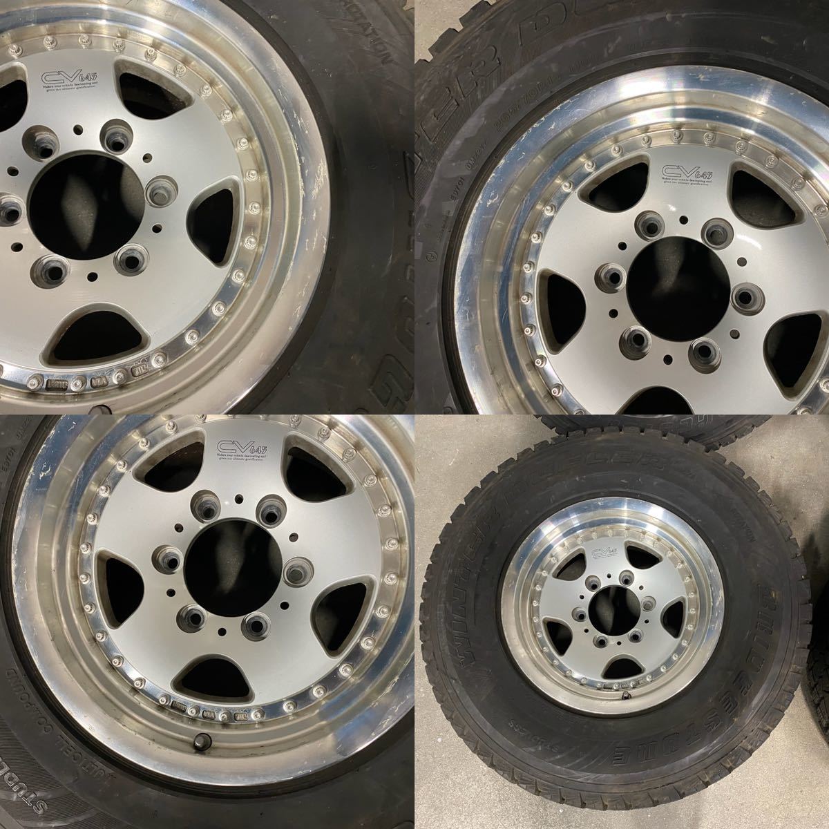 4JJ27 【売り切り】BRIDGESTONE CV645 15インチ ホイール 8JJ +10  