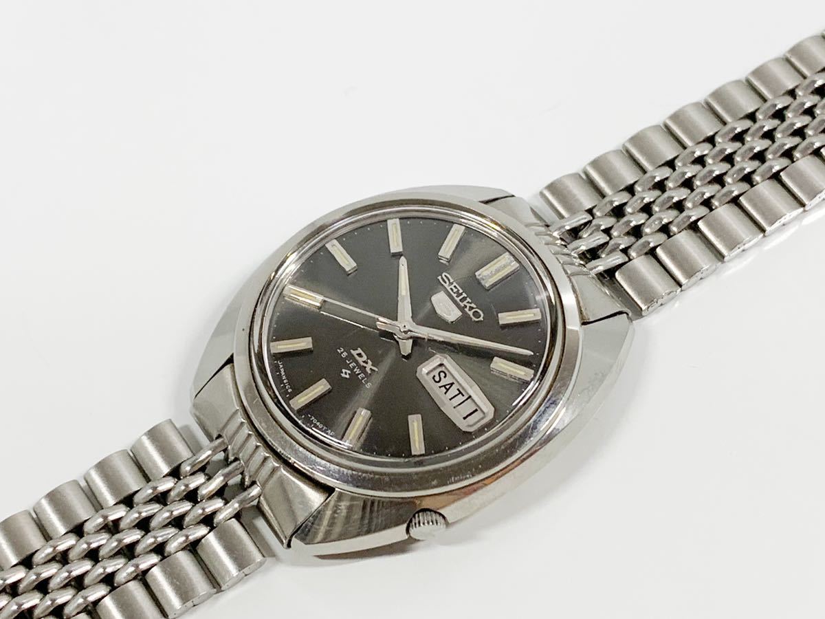 SEIKO セイコー ファイブデラックス！25石 ！5 DX！自動巻！動品