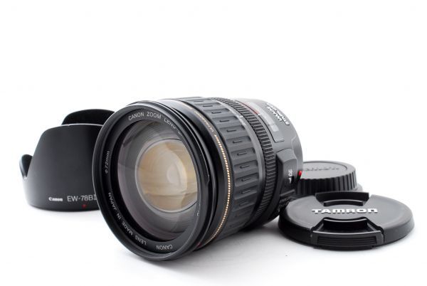 キヤノン ZOOM Canon 18- 0 レンズフード付き ★フード付き極上完動品★ CANON キヤノン ZOOM LENS EF 28-135mm F3.5-5.6 IS USM 手ブレ補正 標準 ズームレンズ #916711