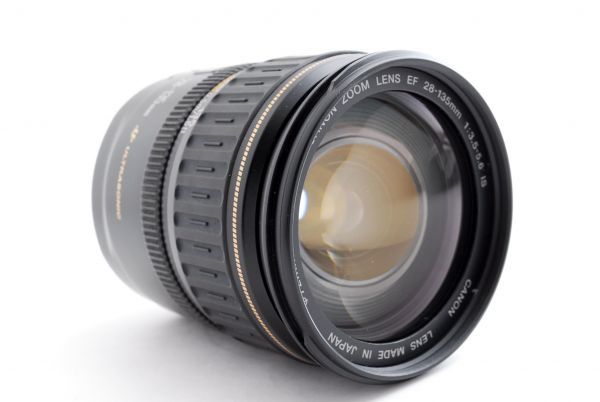 キヤノン ZOOM Canon 18- 0 レンズフード付き ★フード付き極上完動品★ CANON キヤノン ZOOM LENS EF 28-135mm F3.5-5.6 IS USM 手ブレ補正 標準 ズームレンズ #916711