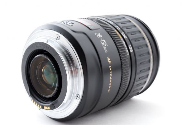 キヤノン ZOOM Canon 18- 0 レンズフード付き ★フード付き極上完動品★ CANON キヤノン ZOOM LENS EF 28-135mm F3.5-5.6 IS USM 手ブレ補正 標準 ズームレンズ #916711