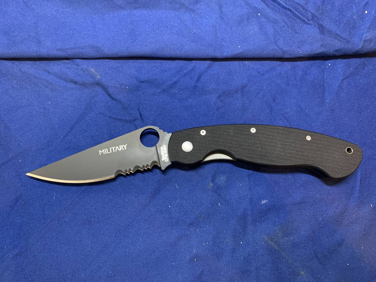 Spyderco スパイダルコ | 0 CPM Military™ – G-10 ミリタリー2 1 