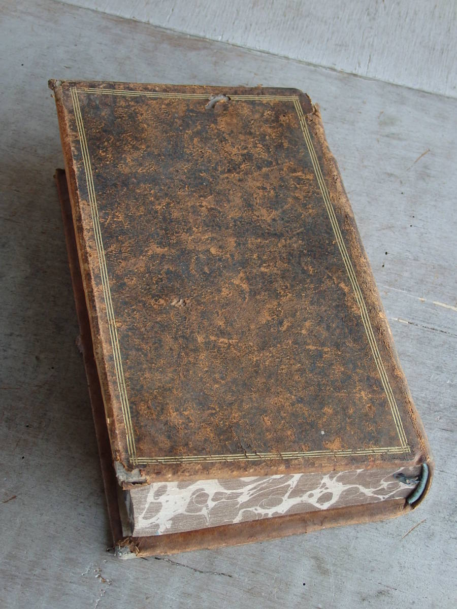 古書 本 フランスアンティーク 洋書 ブック オブジェ 古本 紙もの 19
