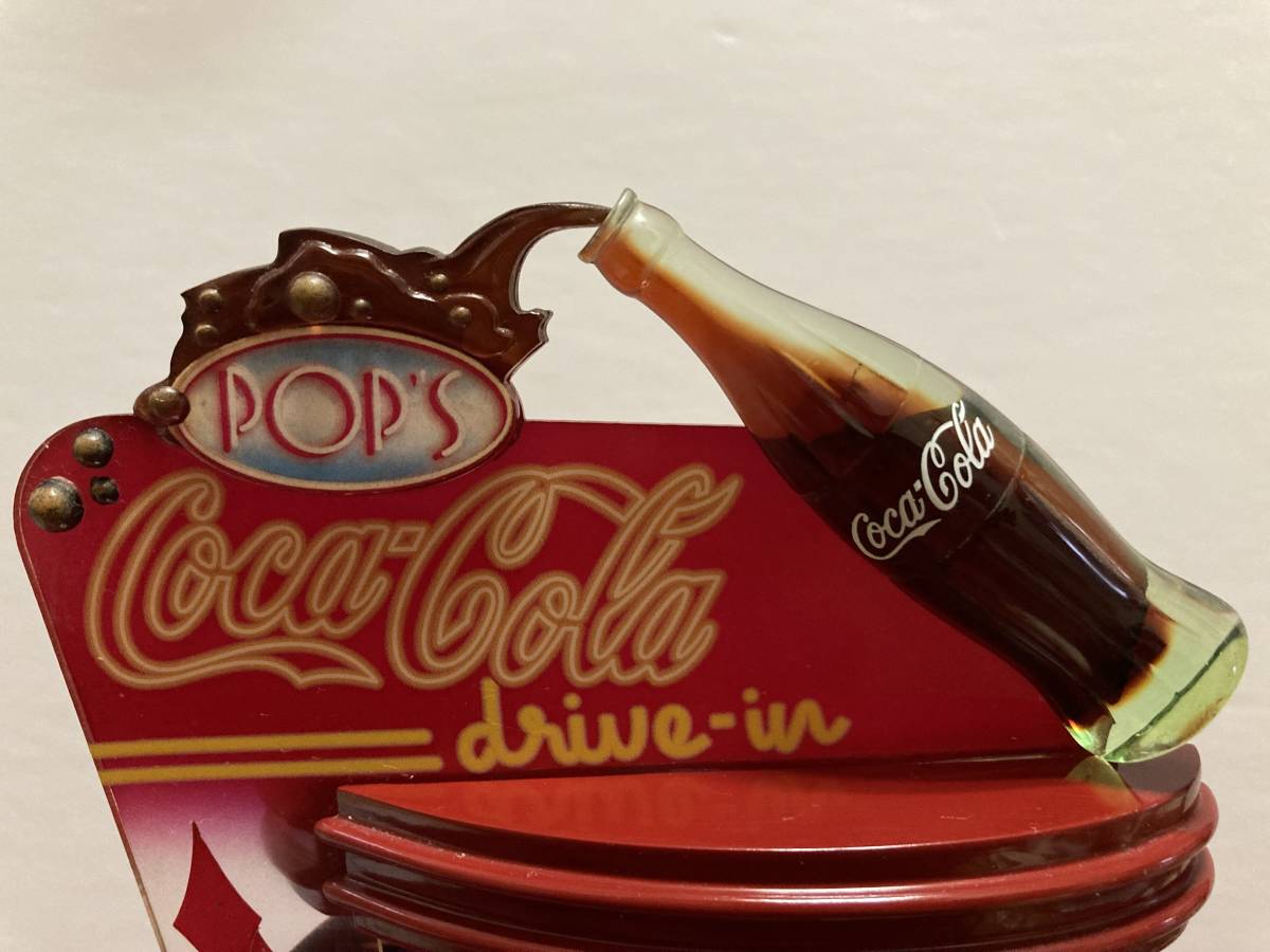 ★コカコーラ アメリカンダイナーウェートレス 50s フィギュア ＆ プレート 美術品・アンティーク・コレクション ☆コカコーラ アメリカンダイナー