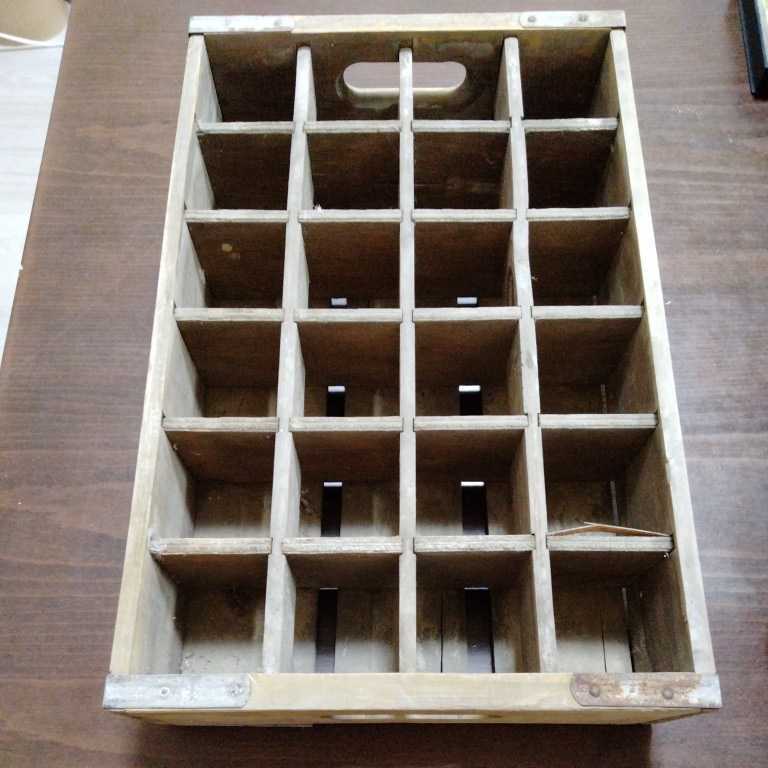 木製コカ・コーラ瓶収納箱 コカコーラ 古雑貨 木箱 アンティーク 収納 