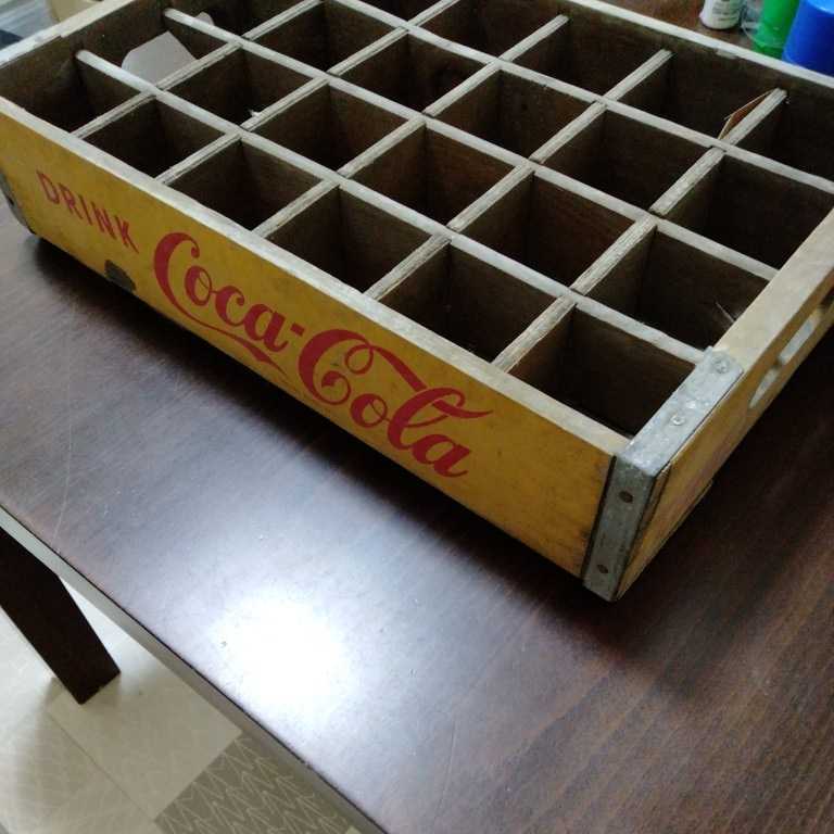 木製コカ・コーラ瓶収納箱 コカコーラ 古雑貨 木箱 アンティーク 収納 