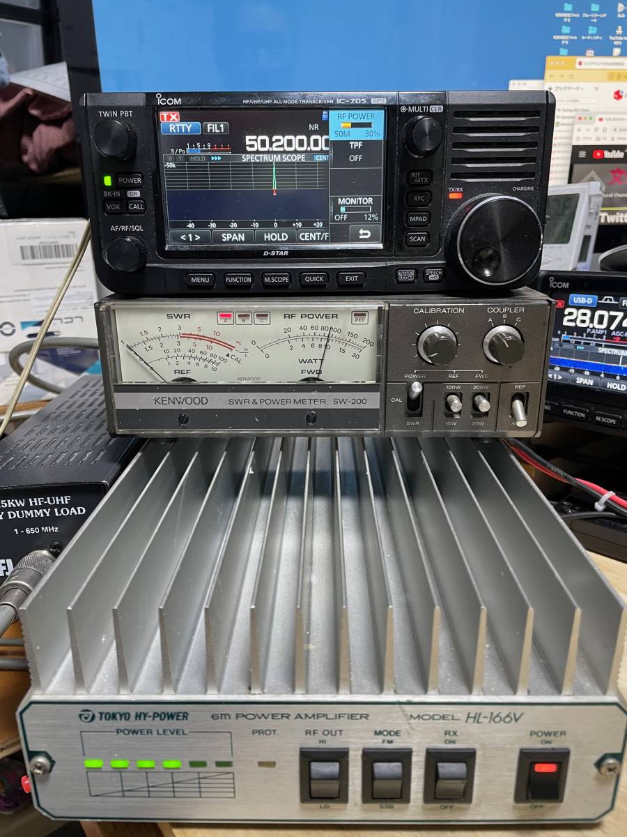 東京ハイパワー HL-66V リニアアンプ 50MHz 50W FM/SSB/CW/AM【20