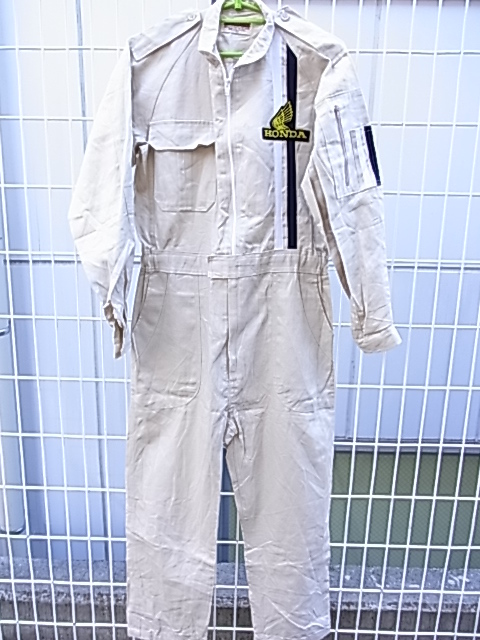 No06/02 未使用(推測)ホンダ ウィング つなぎカバーオール 昭和レトロ