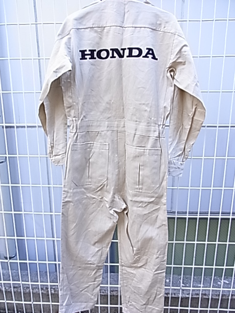 No06/02 未使用(推測)ホンダ ウィング つなぎカバーオール 昭和レトロ