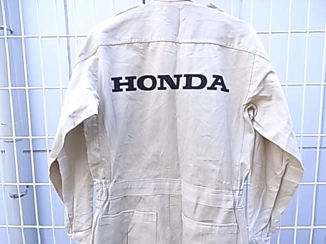 No06/02 未使用(推測)ホンダ ウィング つなぎカバーオール 昭和レトロ
