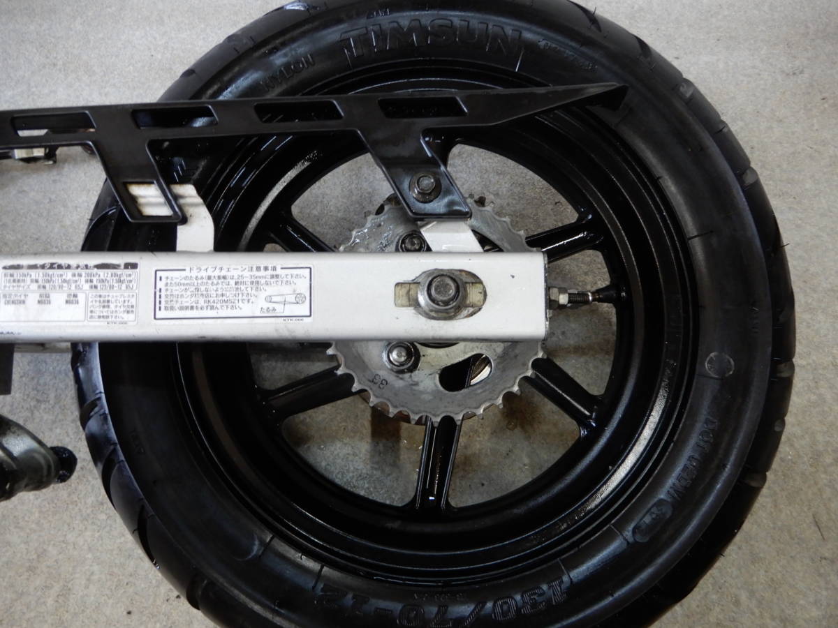8126 XR50モタード フロントフォーク スイングアーム ホイール 前後 