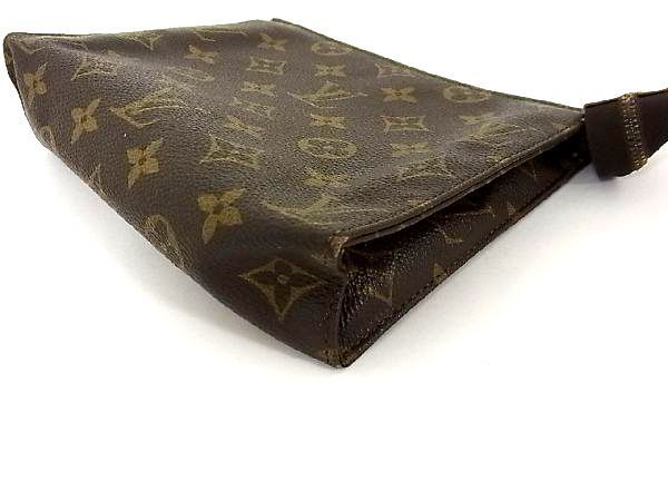 モノグラム M47544 1円 ポッシュトワイレット19 ケース BQ3346 1円 LOUIS VUITTON ルイヴィトン M47544 モノグラム ポッシュトワレ マルチポーチ コスメポーチ 小物入れ レディース ブラウン系 V8695bk
