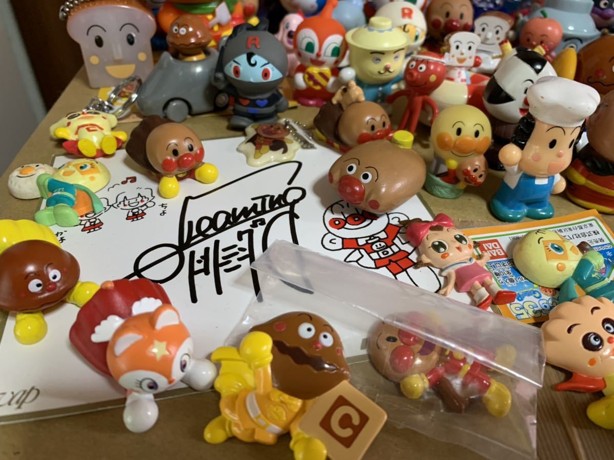 アンパンマン指人形くっつくんです大量まとめ売り