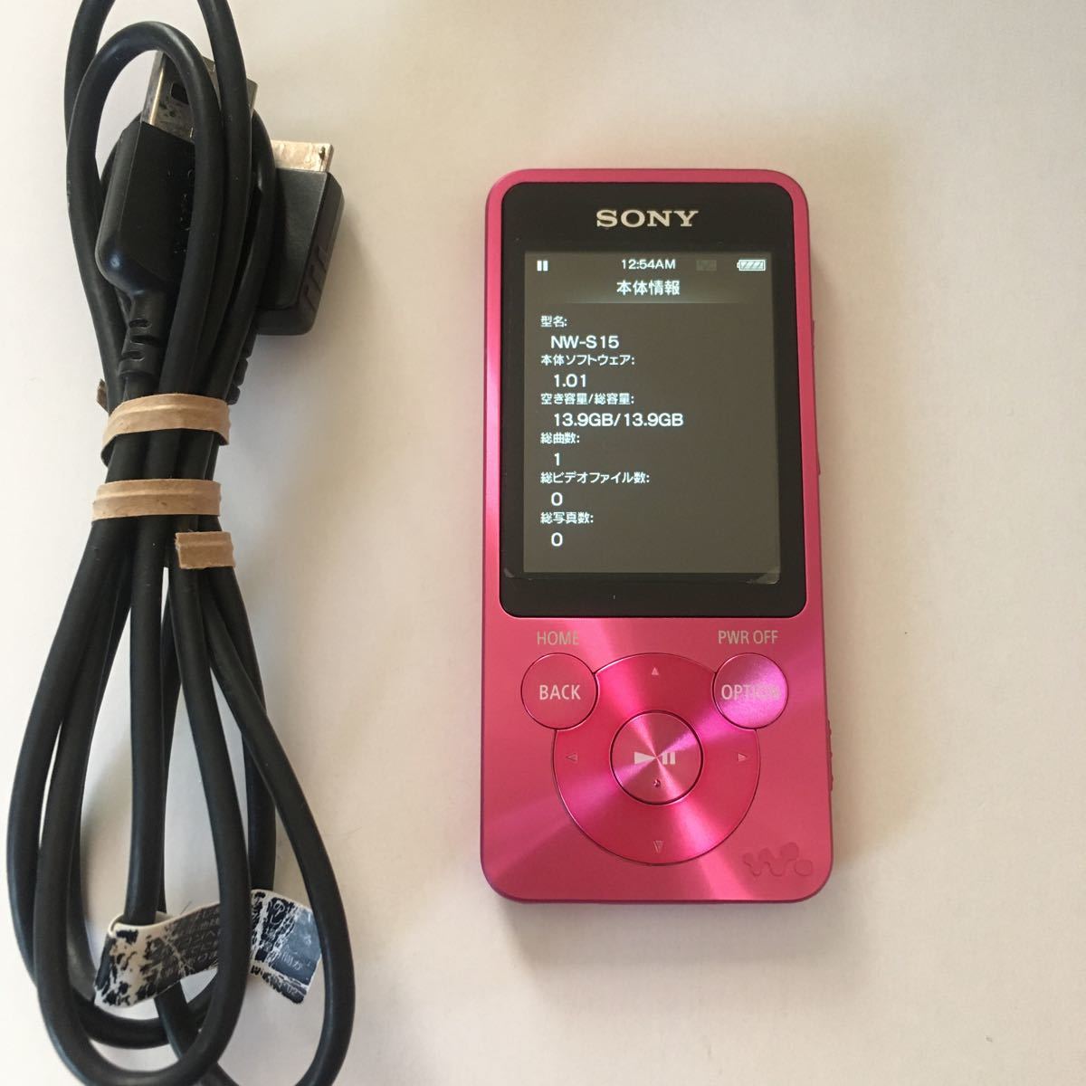 バッテリー良好 NW-S15 16GB ソニー ウォークマン bluetooth ノイズ