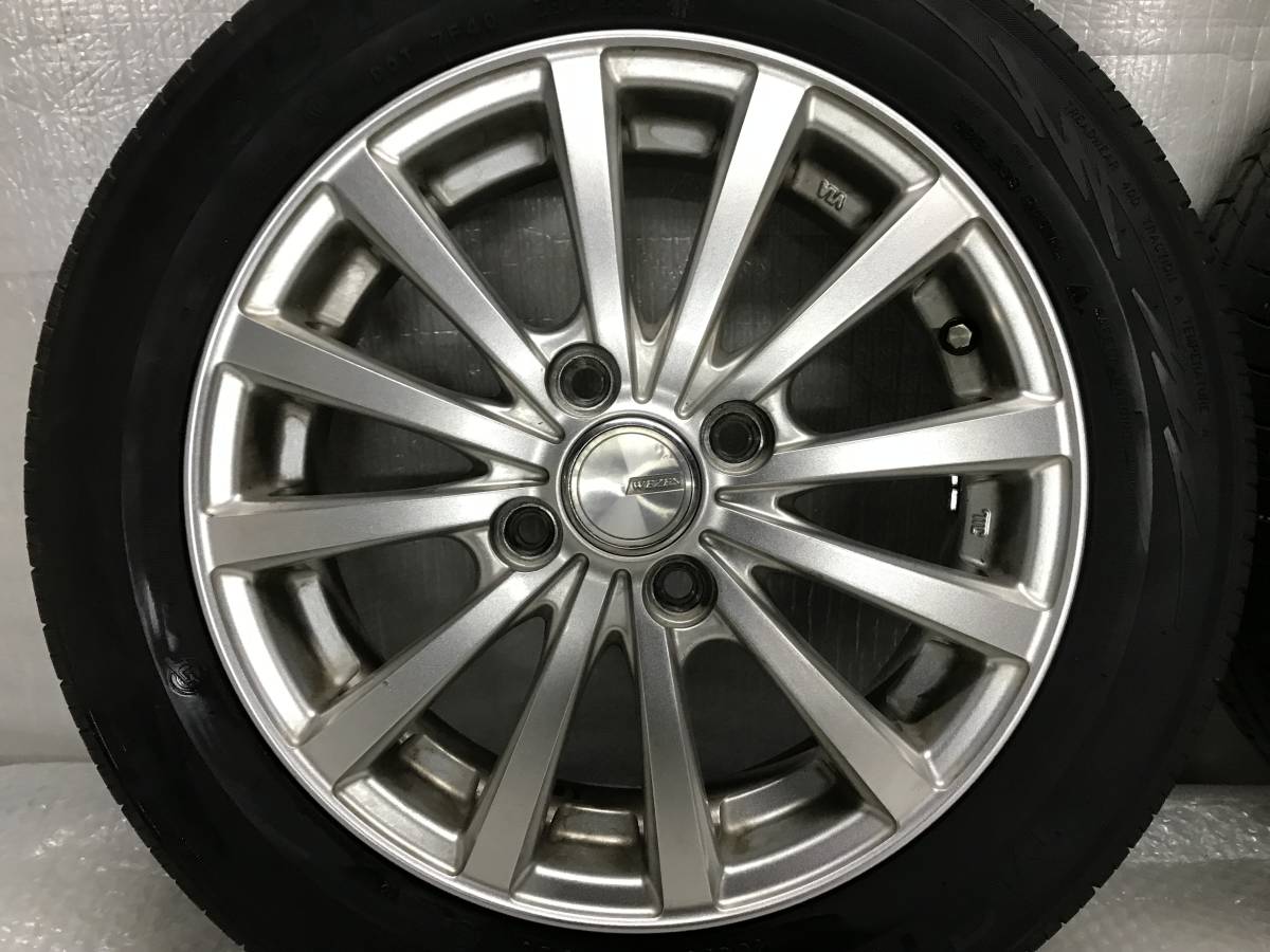 WEZEN 社外アルミ 14インチ 14x4.5J +45 PCD 100 4H アルミホイール 