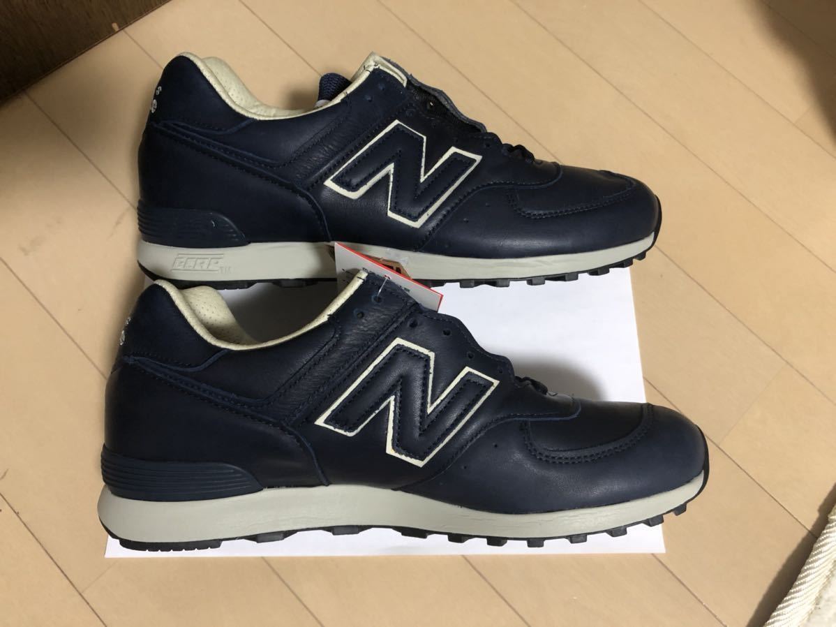 ニューバランス M576CNN UK製 26cm ネイビー レザー ワイズD イギリス製 