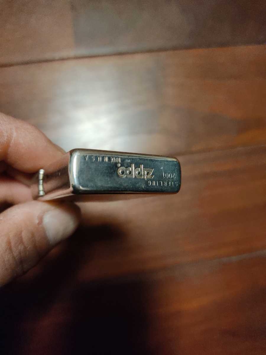 ZIPPO STERLING 2001年製 スターリングシルバー ジッポライター 