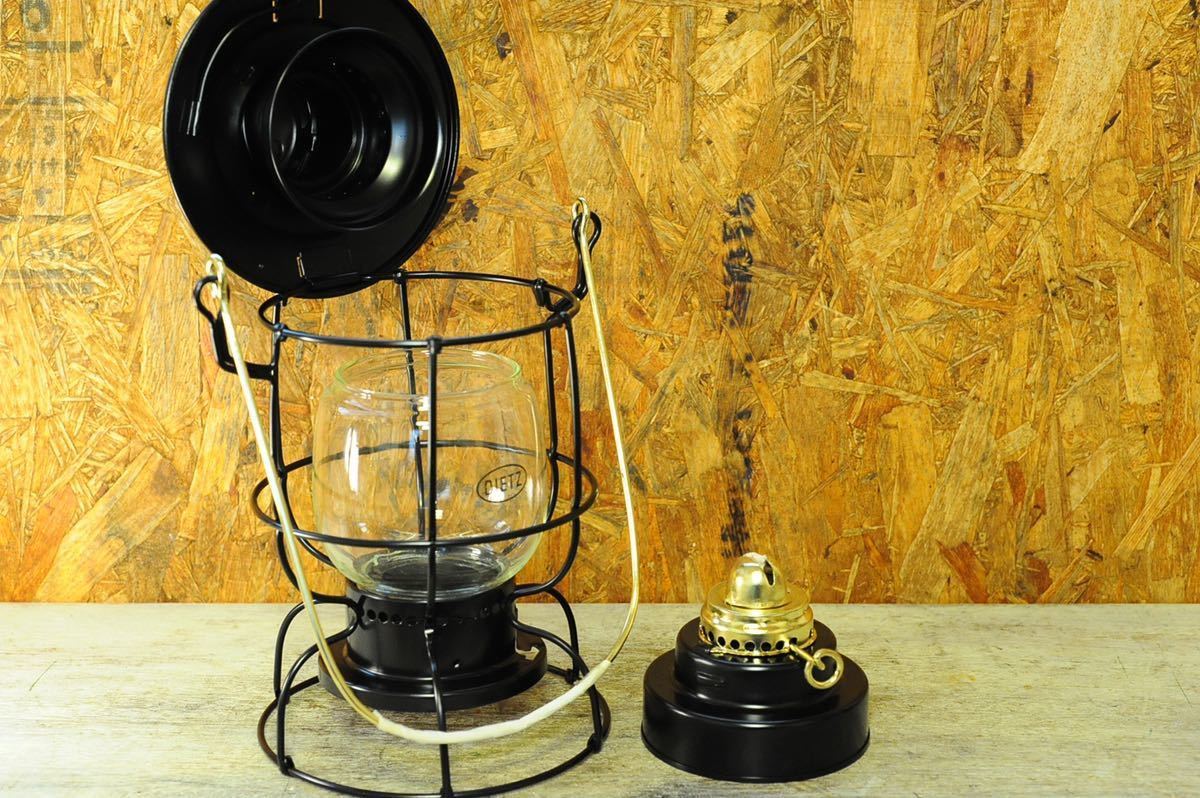 新品 1円スタート Dietz 041 Railroad Lantern Black / レイルロード