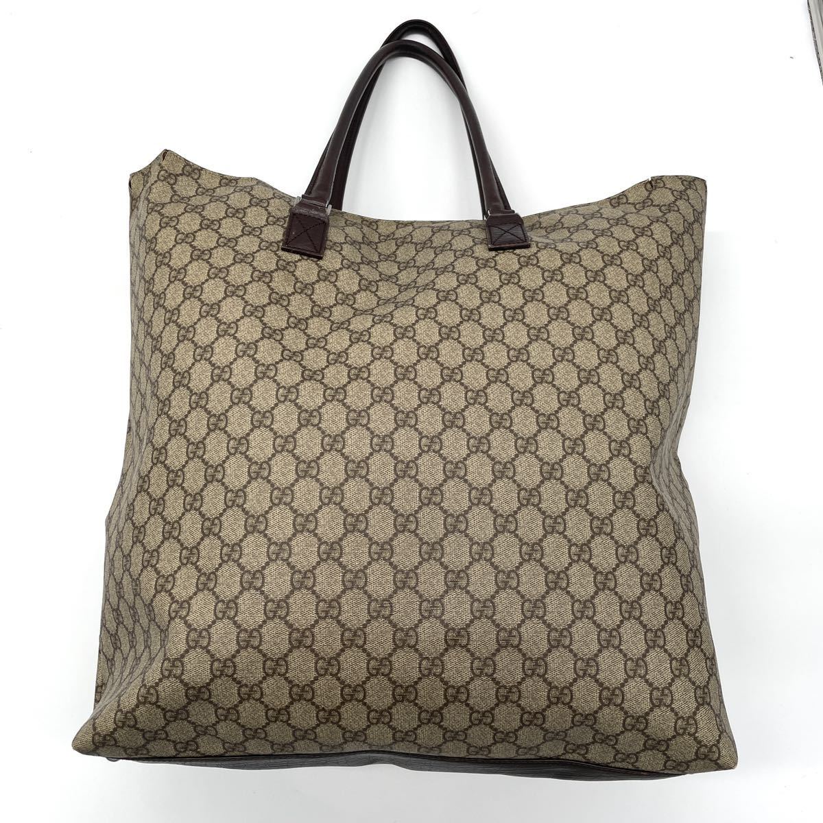 美品 グッチ トートバッグ ハンドバッグ GGスプリーム 総柄 美品 グッチ トートバッグ ハンドバッグ GGスプリーム 総柄