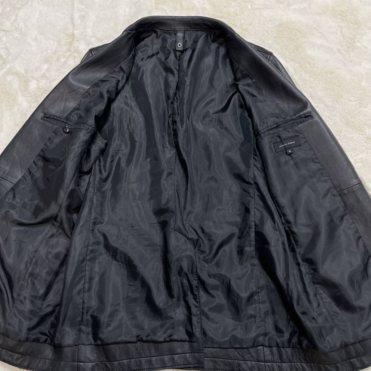抜群の艶と柔らかな着心地】ジョセフオム JOSEPH HOMME レザー