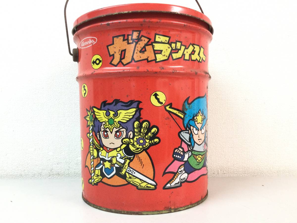 当時物 ガムラツイスト 菓子詰め合わせ 空き缶 椅子缶 ペール缶
