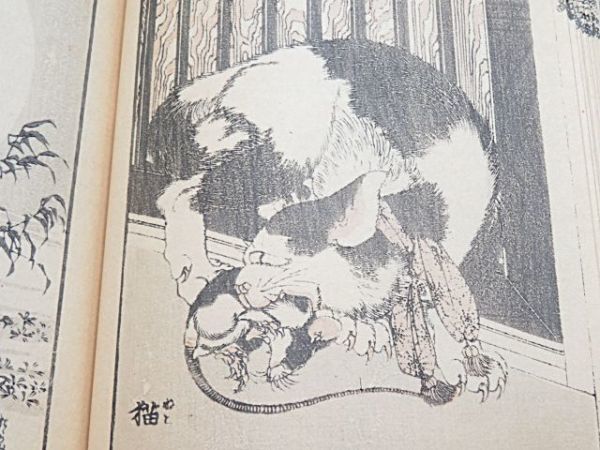 明治期 葛飾北斎 北斎漫画 14編 1冊 芸艸堂 和本 多色刷り 木版画 浮世絵 長蛇橋 猫 狼 水豹 水牛 唐犬 獅子 風景 アート デザイン 和書 売買されたオークション情報 Yahooの商品情報をアーカイブ公開 オークファン Aucfan Com